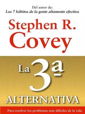 cover image of La 3ª alternativa
